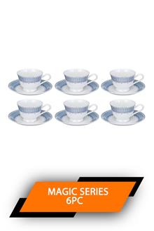 Bp Cup Saucer Magic Series 6pc